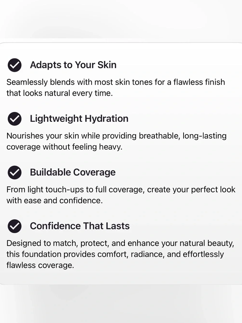 Missha BB Cream & Luxe Light to Dark Skin Tones Foundation